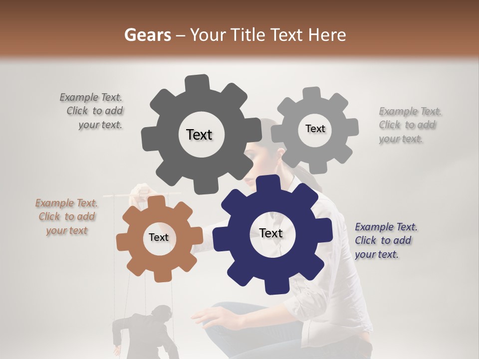 Businessperson Subordinate Tied PowerPoint Template