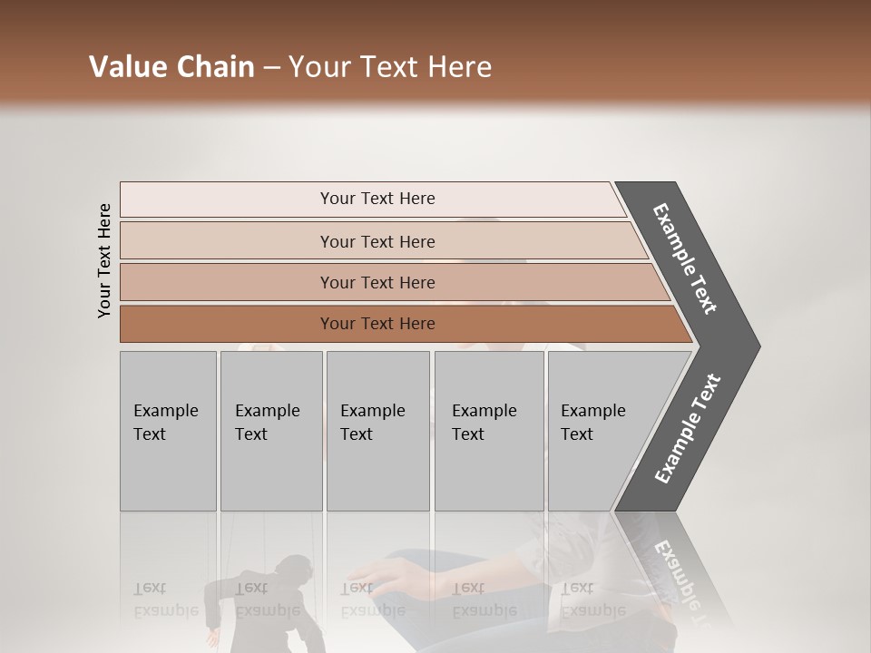 Businessperson Subordinate Tied PowerPoint Template