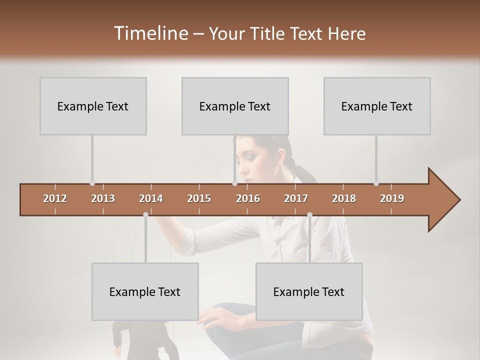 Businessperson Subordinate Tied PowerPoint Template