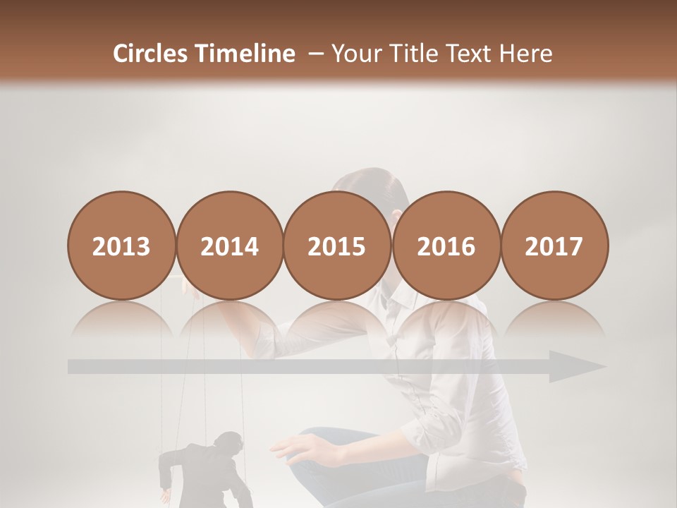 Businessperson Subordinate Tied PowerPoint Template