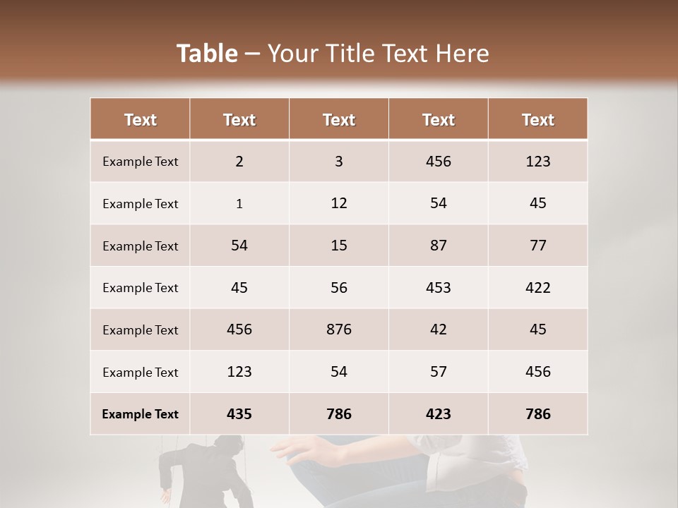 Businessperson Subordinate Tied PowerPoint Template