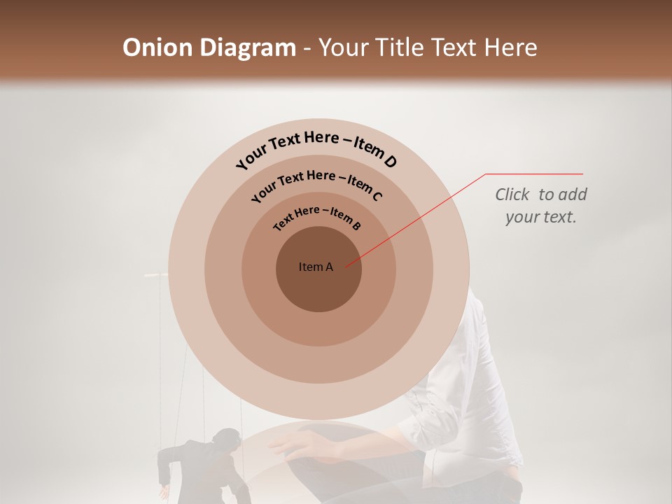 Businessperson Subordinate Tied PowerPoint Template