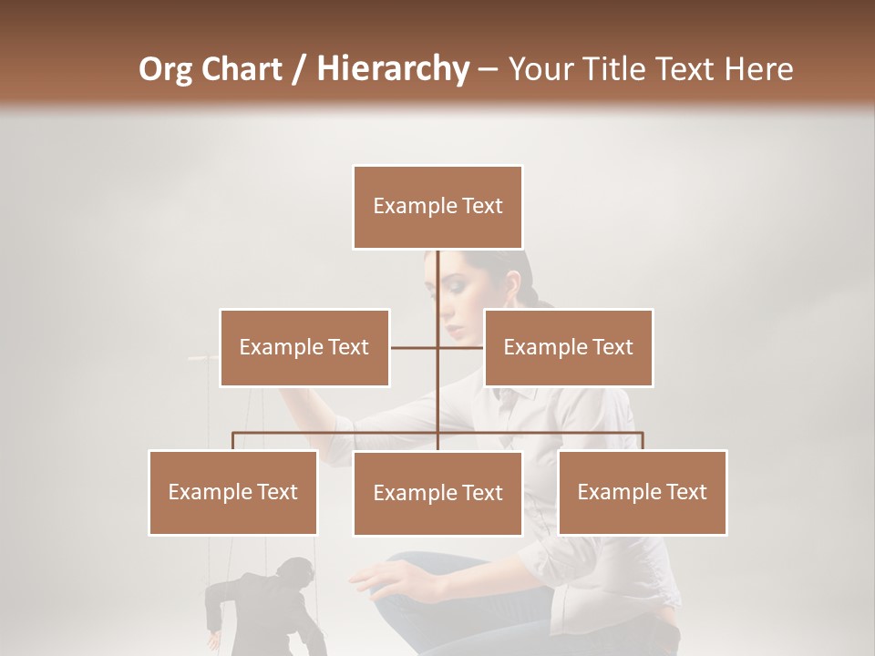 Businessperson Subordinate Tied PowerPoint Template