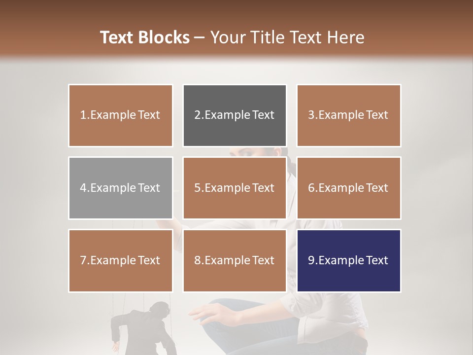 Businessperson Subordinate Tied PowerPoint Template