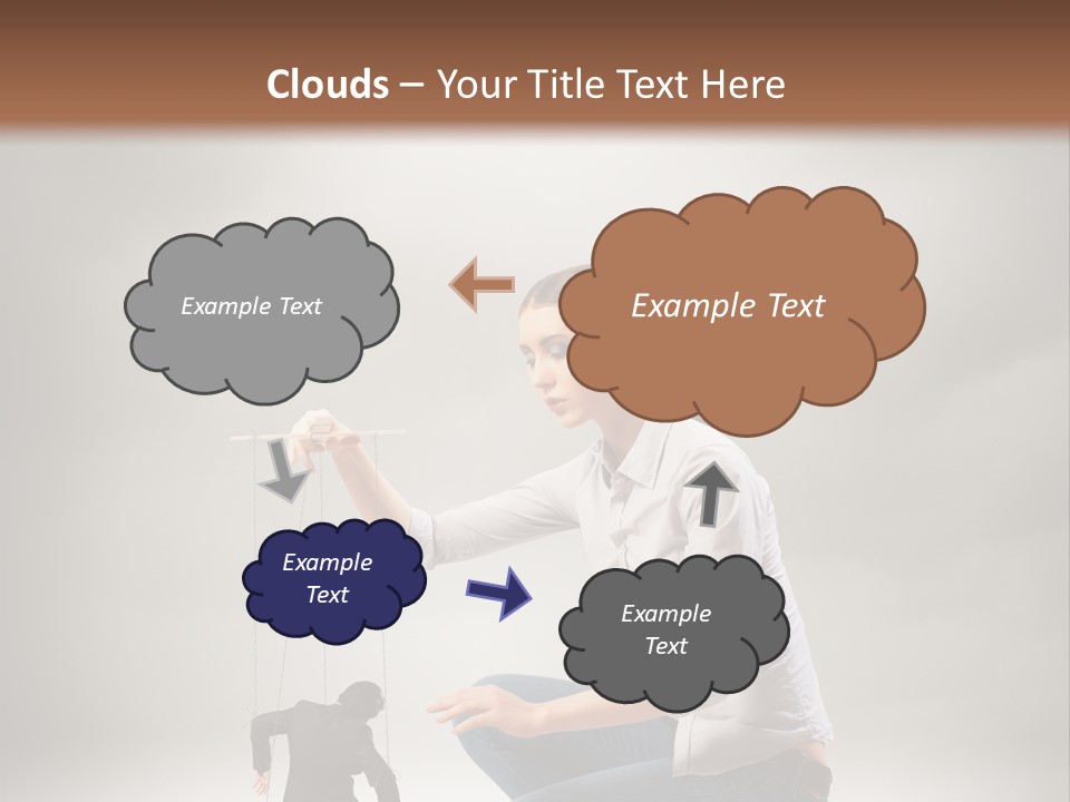 Businessperson Subordinate Tied PowerPoint Template