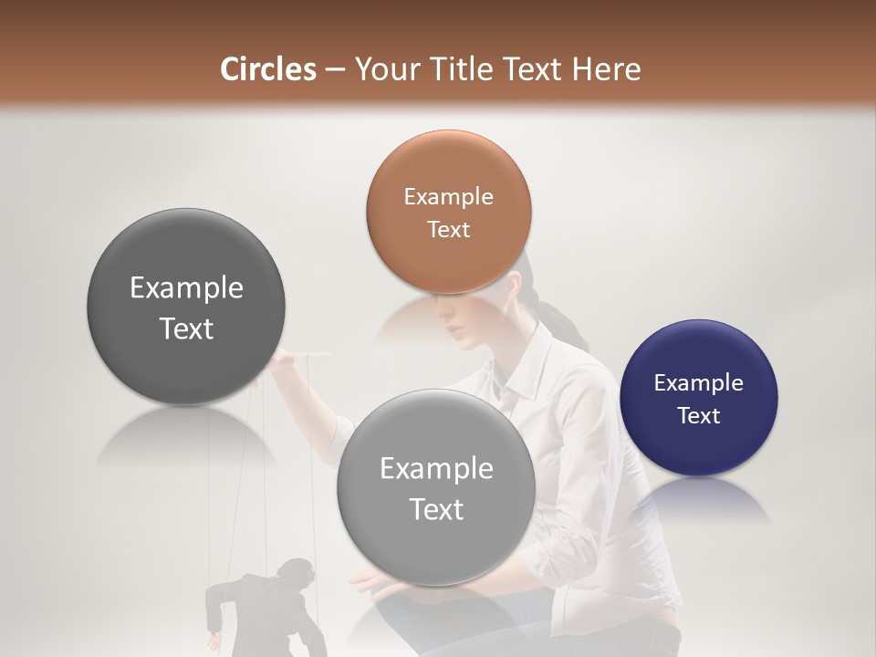 Businessperson Subordinate Tied PowerPoint Template