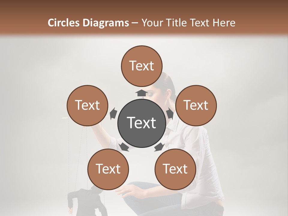 Businessperson Subordinate Tied PowerPoint Template