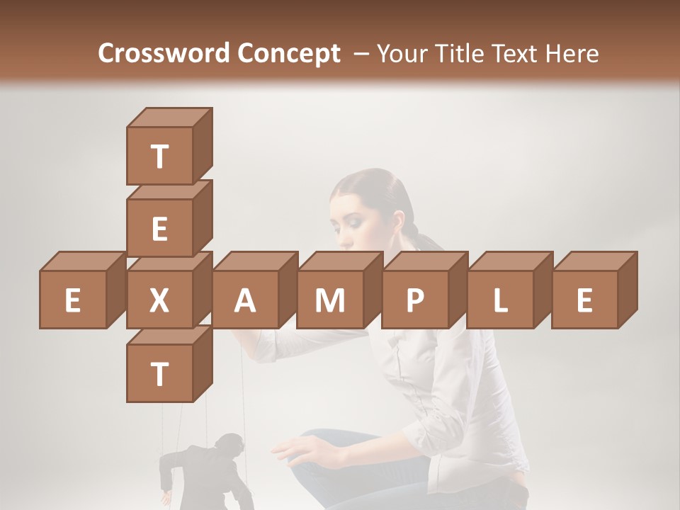 Businessperson Subordinate Tied PowerPoint Template