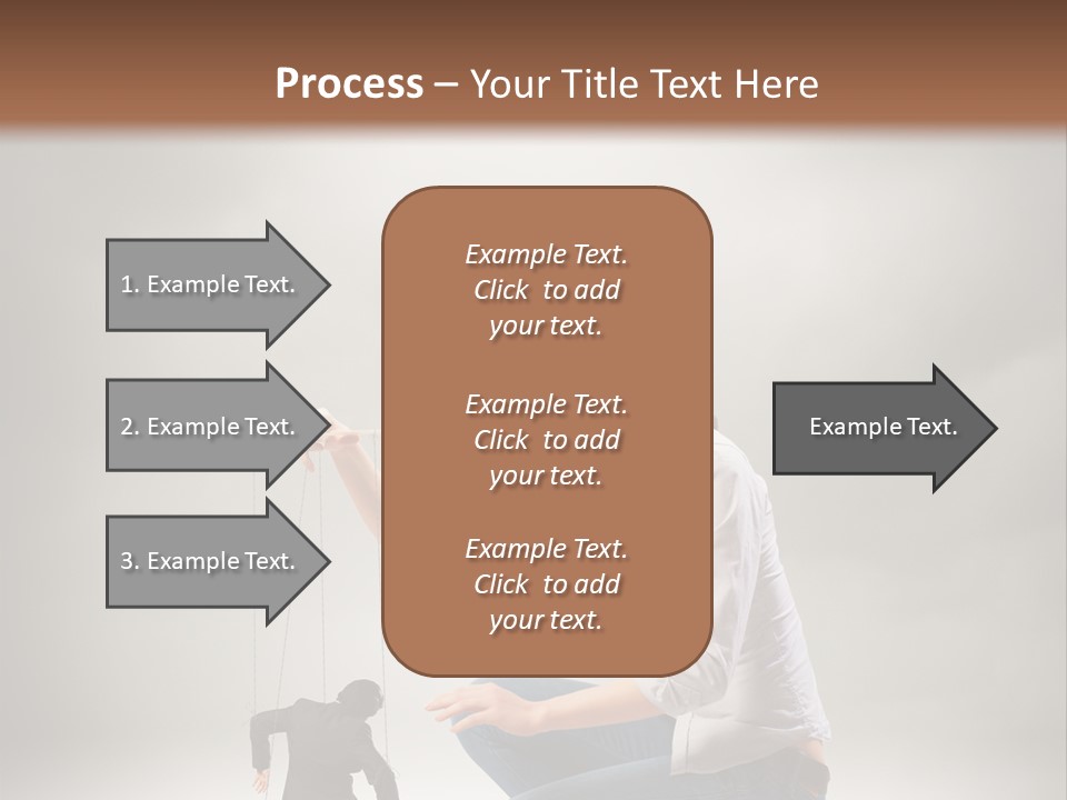 Businessperson Subordinate Tied PowerPoint Template