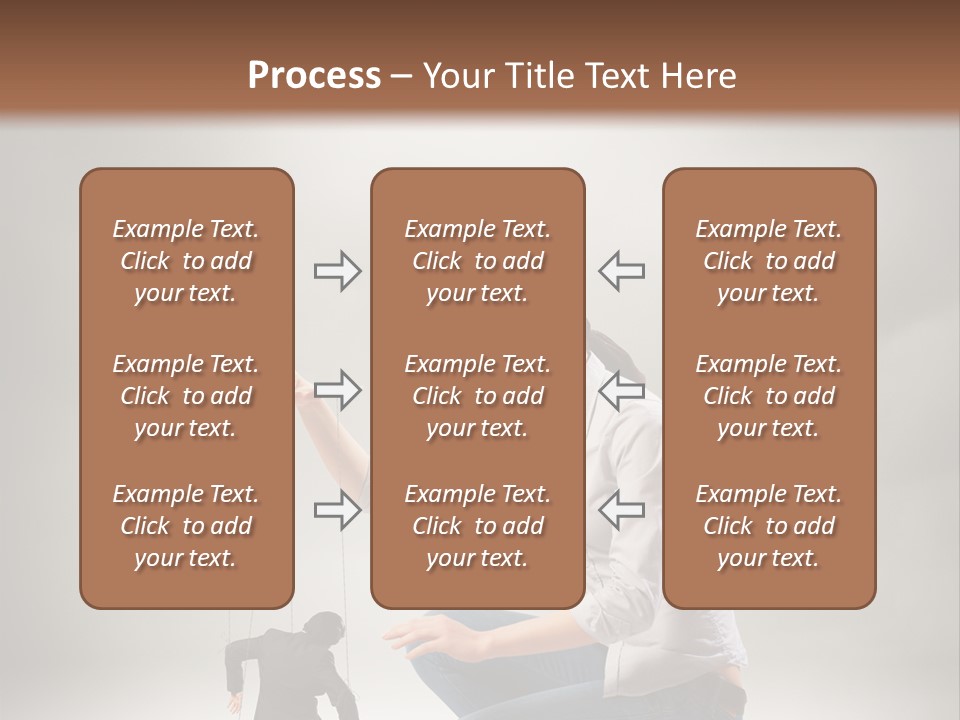 Businessperson Subordinate Tied PowerPoint Template