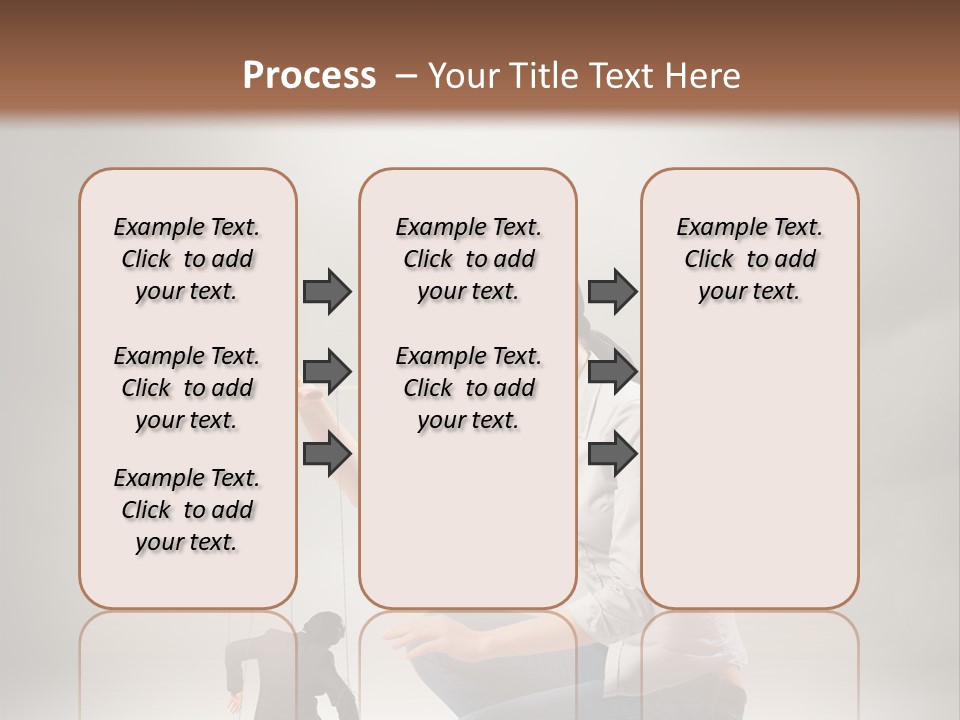 Businessperson Subordinate Tied PowerPoint Template