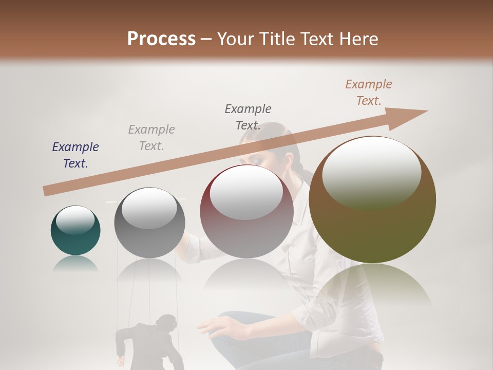 Businessperson Subordinate Tied PowerPoint Template