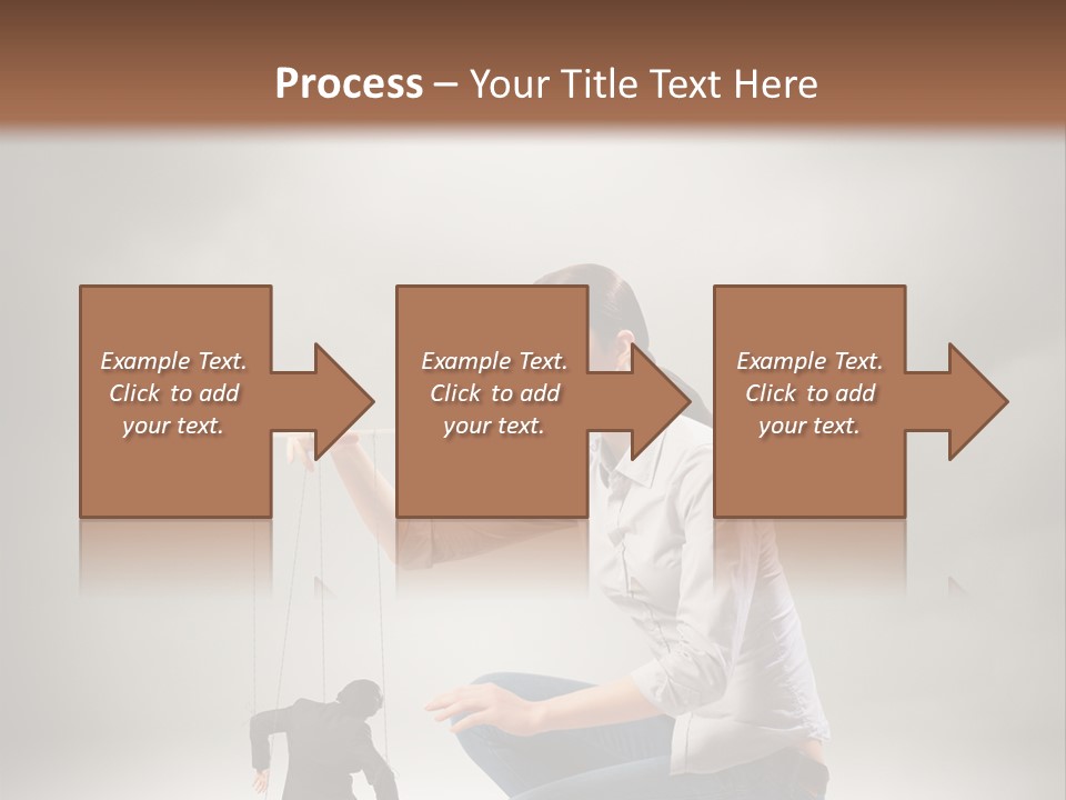 Businessperson Subordinate Tied PowerPoint Template