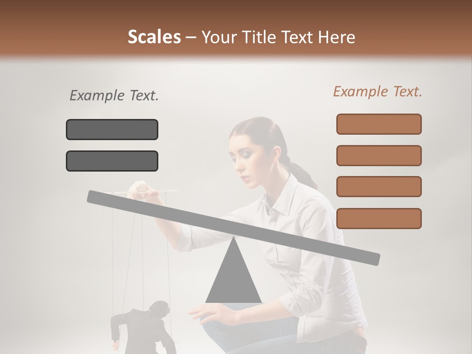 Businessperson Subordinate Tied PowerPoint Template