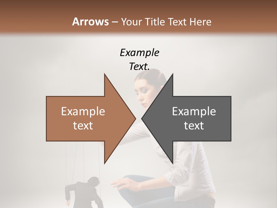 Businessperson Subordinate Tied PowerPoint Template