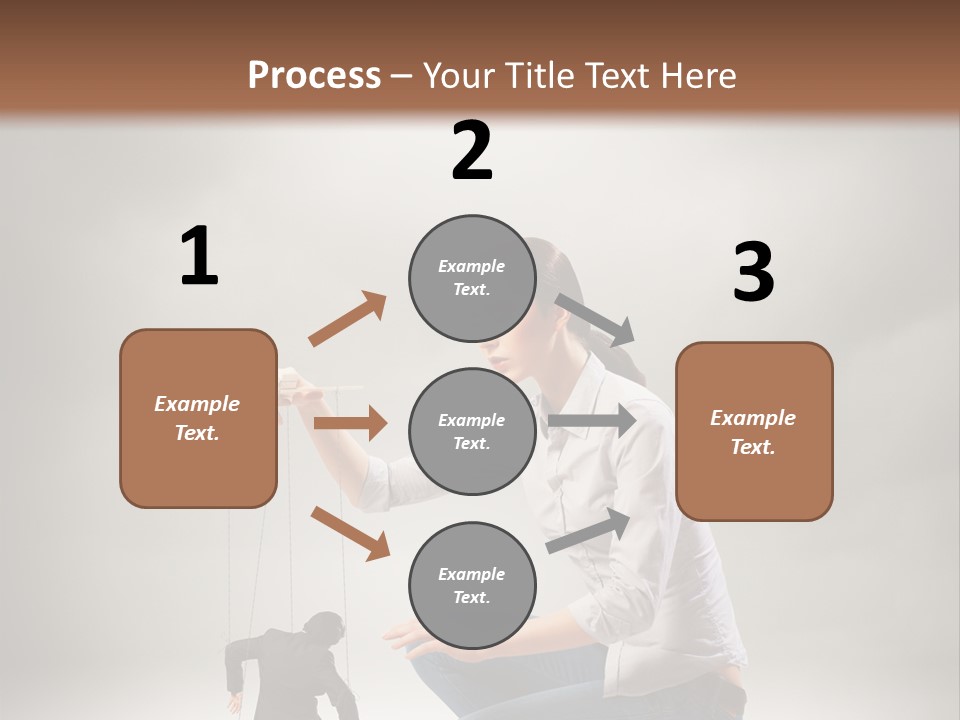 Businessperson Subordinate Tied PowerPoint Template