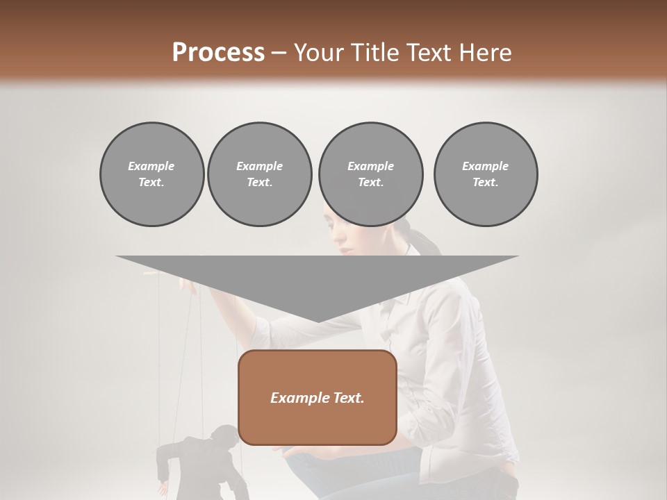Businessperson Subordinate Tied PowerPoint Template