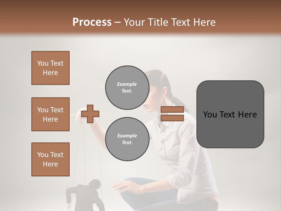Businessperson Subordinate Tied PowerPoint Template