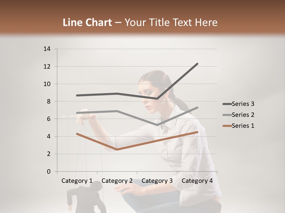 Businessperson Subordinate Tied PowerPoint Template