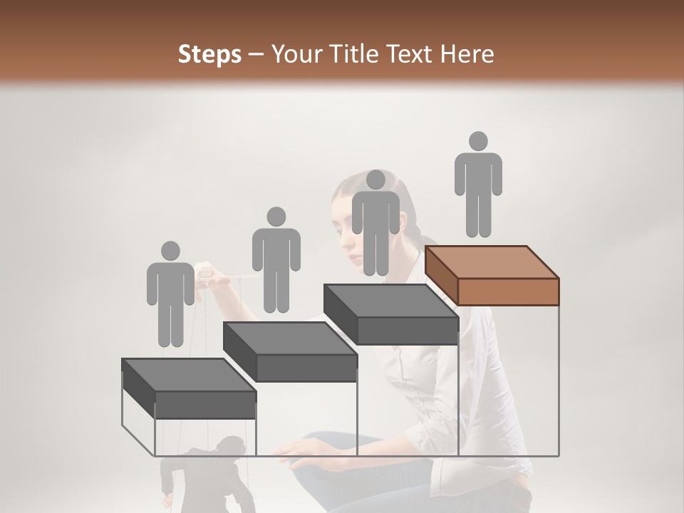 Businessperson Subordinate Tied PowerPoint Template