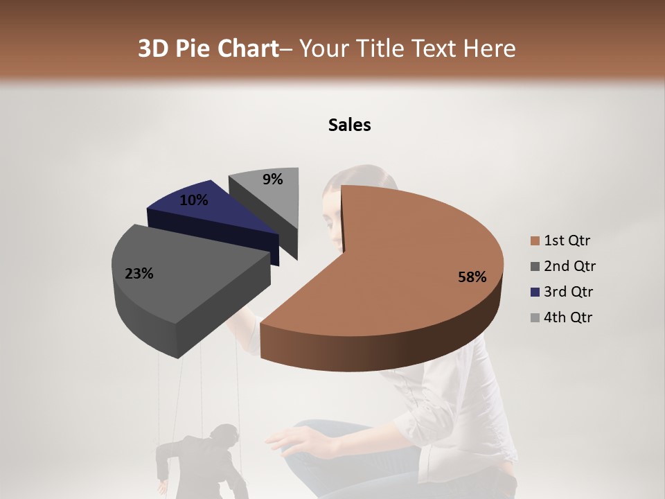 Businessperson Subordinate Tied PowerPoint Template
