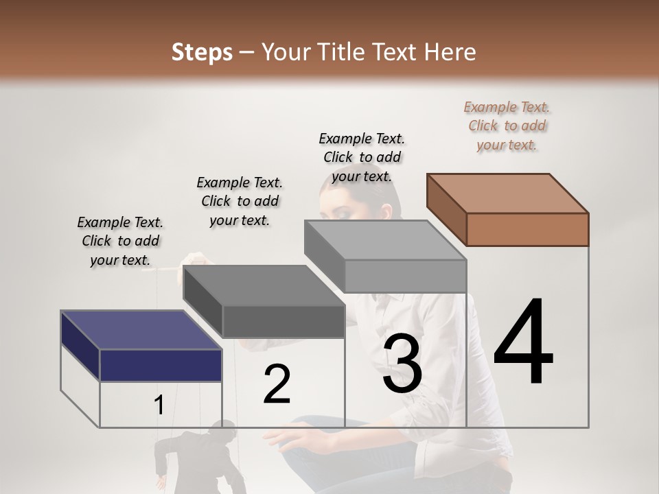 Businessperson Subordinate Tied PowerPoint Template