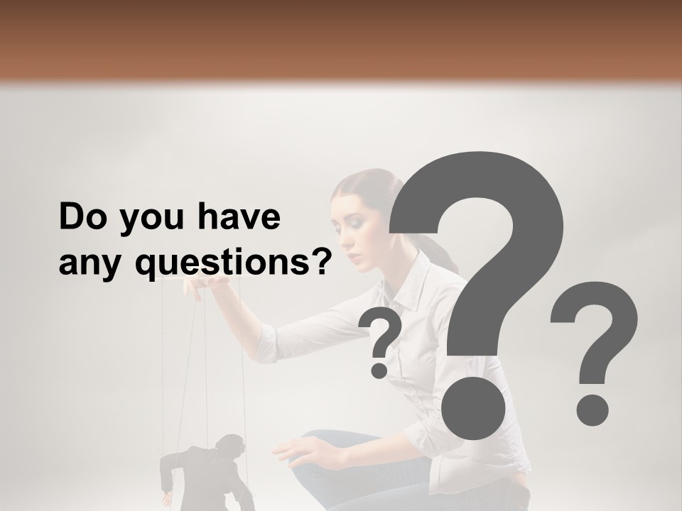 Businessperson Subordinate Tied PowerPoint Template