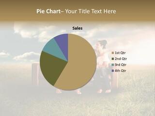 Couch Green Mother PowerPoint Template