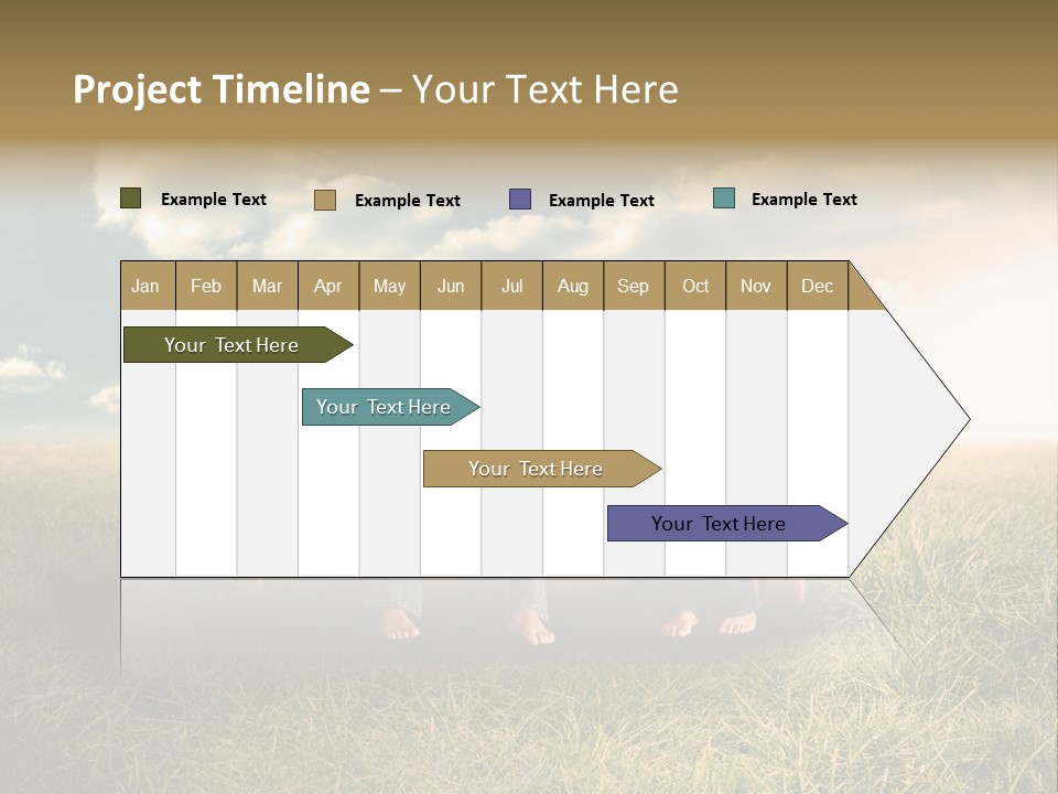 Couch Green Mother PowerPoint Template