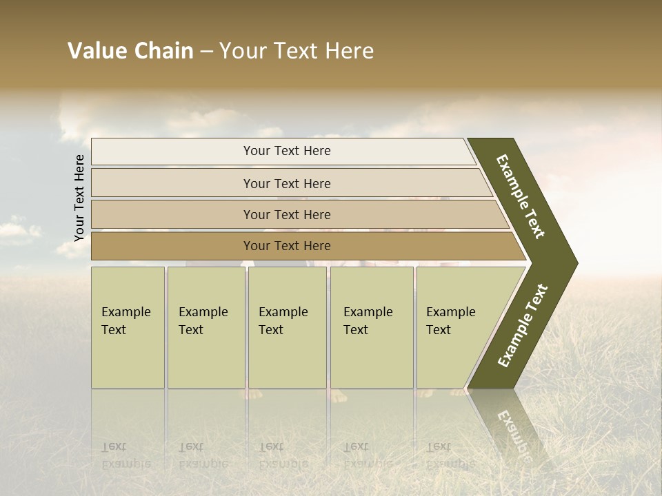 Couch Green Mother PowerPoint Template