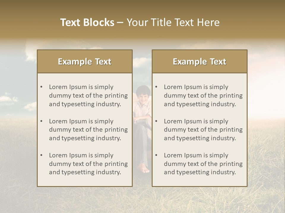Couch Green Mother PowerPoint Template