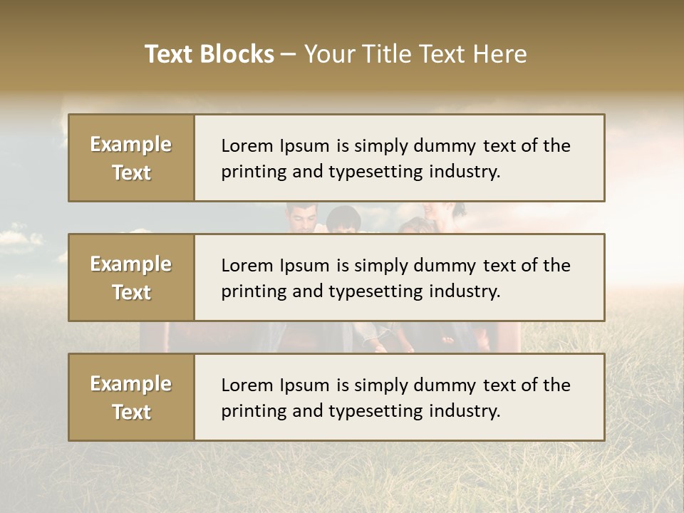 Couch Green Mother PowerPoint Template