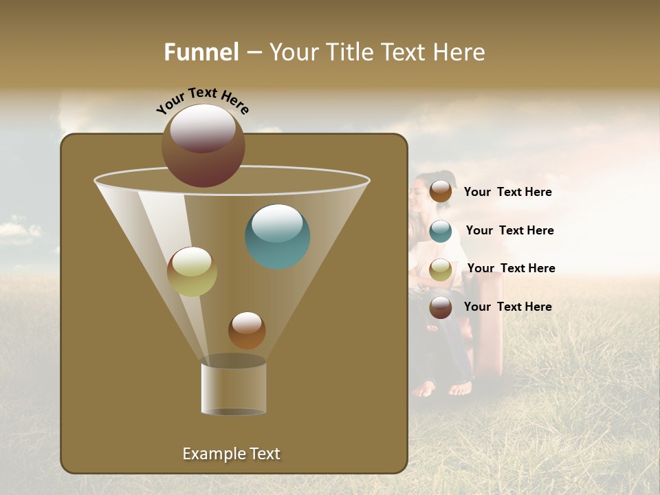 Couch Green Mother PowerPoint Template