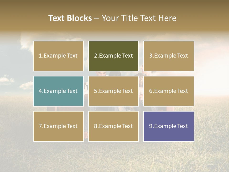 Couch Green Mother PowerPoint Template