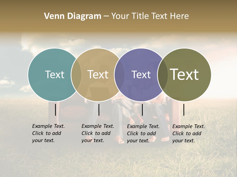 Couch Green Mother PowerPoint Template