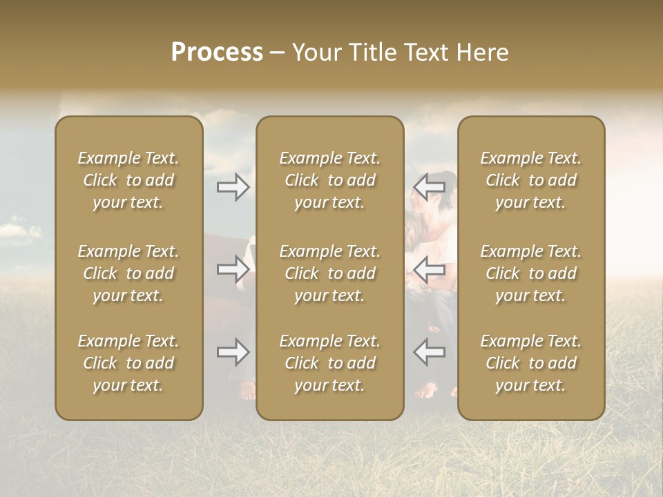 Couch Green Mother PowerPoint Template