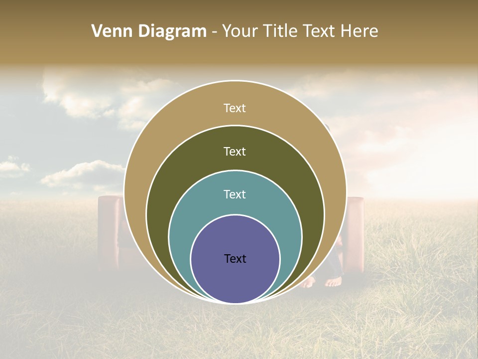 Couch Green Mother PowerPoint Template
