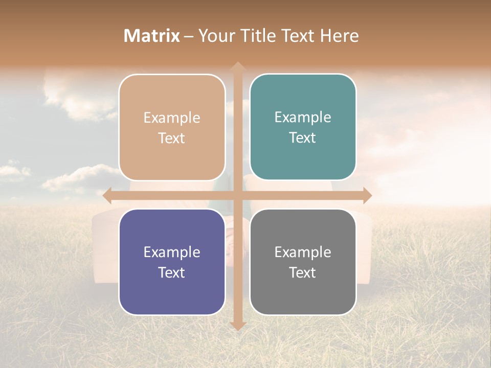 Cheerful Cloudy Sky PowerPoint Template