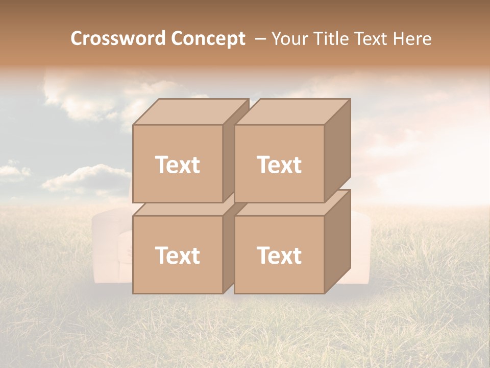 Cheerful Cloudy Sky PowerPoint Template