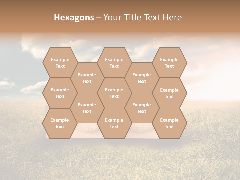 Cheerful Cloudy Sky PowerPoint Template