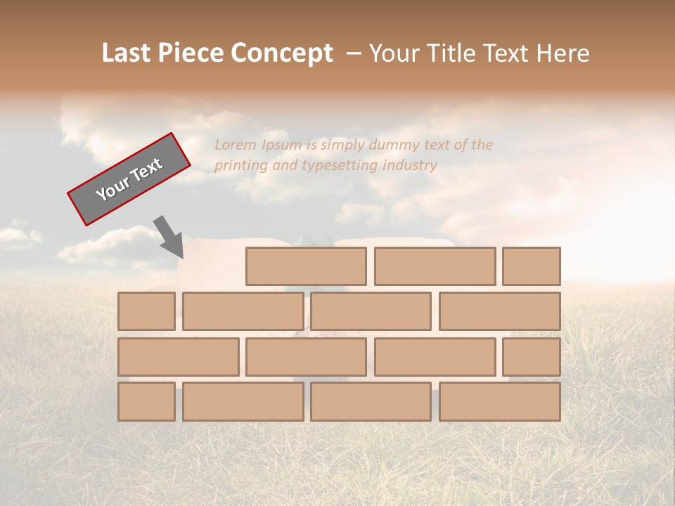 Cheerful Cloudy Sky PowerPoint Template