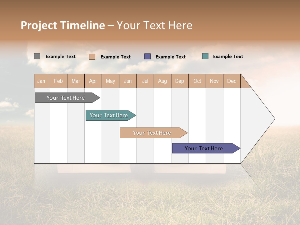 Cheerful Cloudy Sky PowerPoint Template