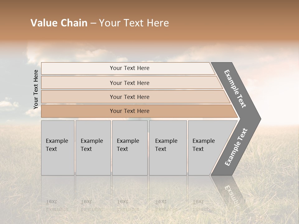 Cheerful Cloudy Sky PowerPoint Template
