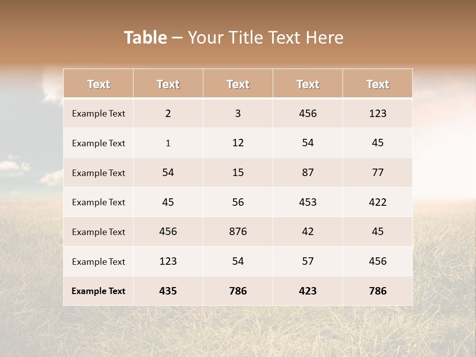 Cheerful Cloudy Sky PowerPoint Template