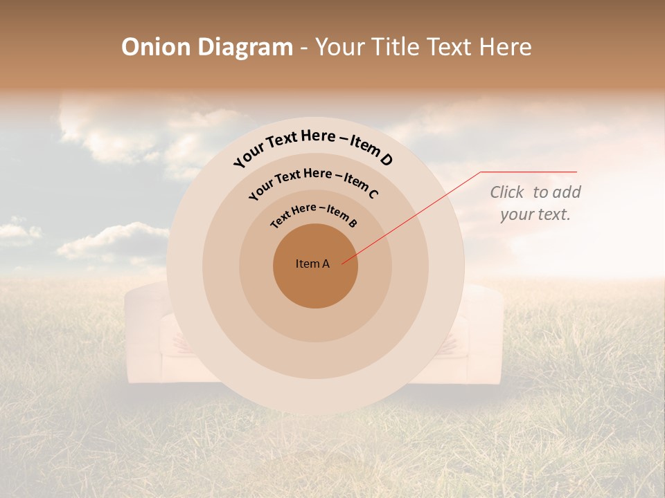 Cheerful Cloudy Sky PowerPoint Template