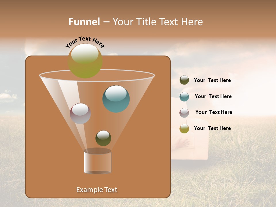 Cheerful Cloudy Sky PowerPoint Template