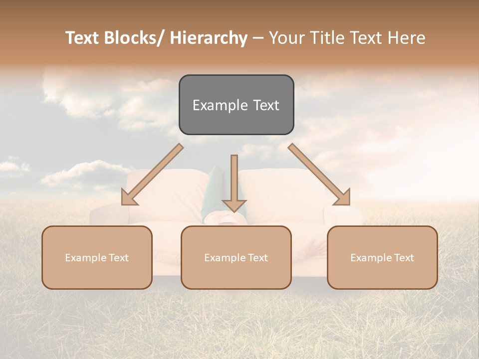 Cheerful Cloudy Sky PowerPoint Template