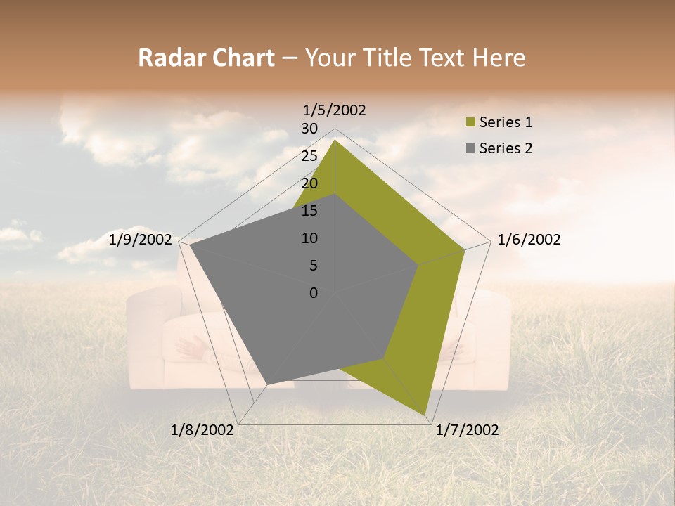 Cheerful Cloudy Sky PowerPoint Template
