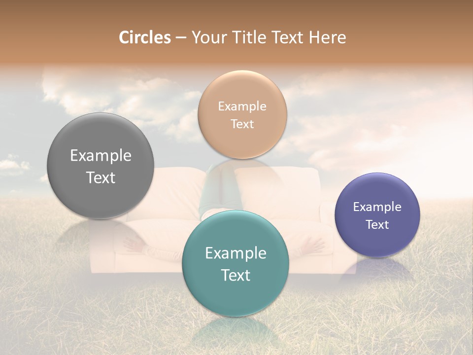 Cheerful Cloudy Sky PowerPoint Template