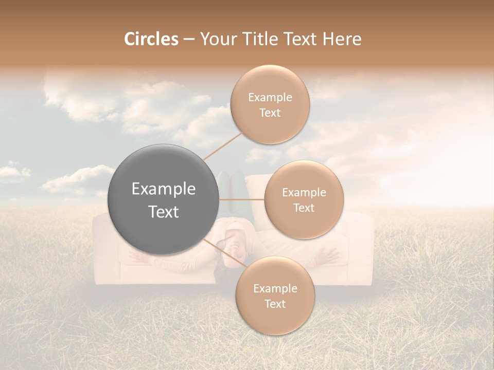 Cheerful Cloudy Sky PowerPoint Template